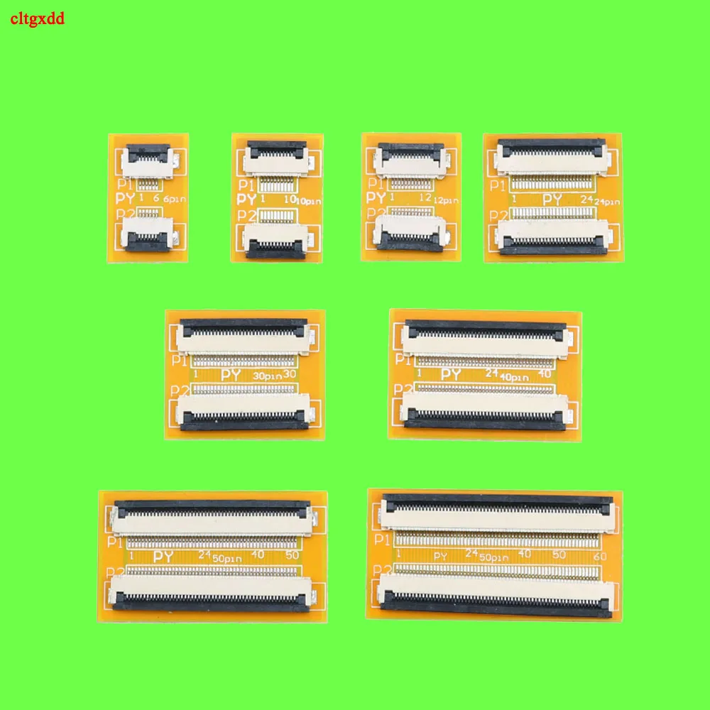 Cltgxdd 0 5 мм шаг FPC FFC Гибкая плоская кабельная плата расширения 6P 8P 10P 12P 14P 20P 24P 30P 40P 50P