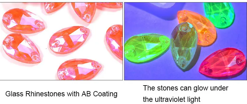Upriver,, 18 видов, 6 размеров, неоновые флуоресцентные Стразы с плоским основанием, стеклянные Пришивные, для одежды/сумок/обуви, подходят для ночных клубов