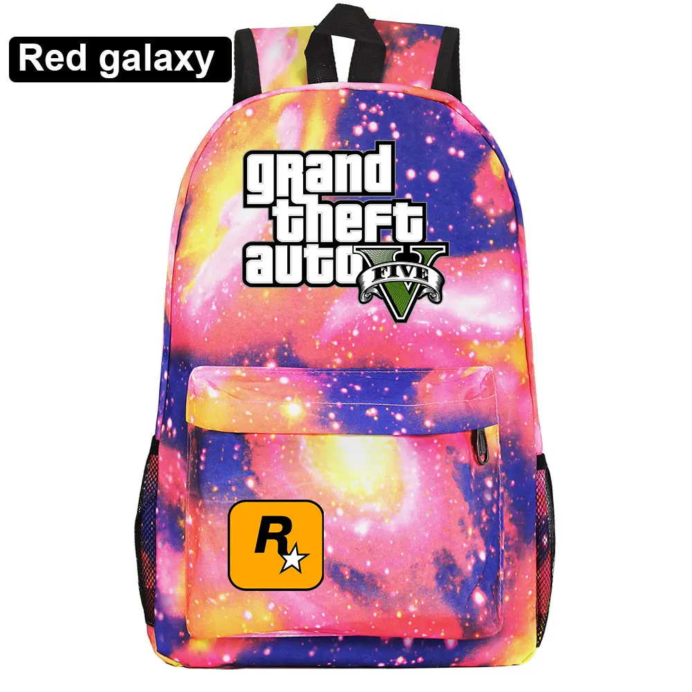 Grand Theft-Sac à Dos De Collage Automatique Pour Hommes Et Femmes, Cartable Imprimé, étanche, Imprimés School, Adventure Game, GTA
