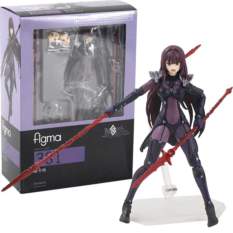 Figure Anime Fate Grand Order Lancer Scathach Figma 381 Action Figurine Newyear 