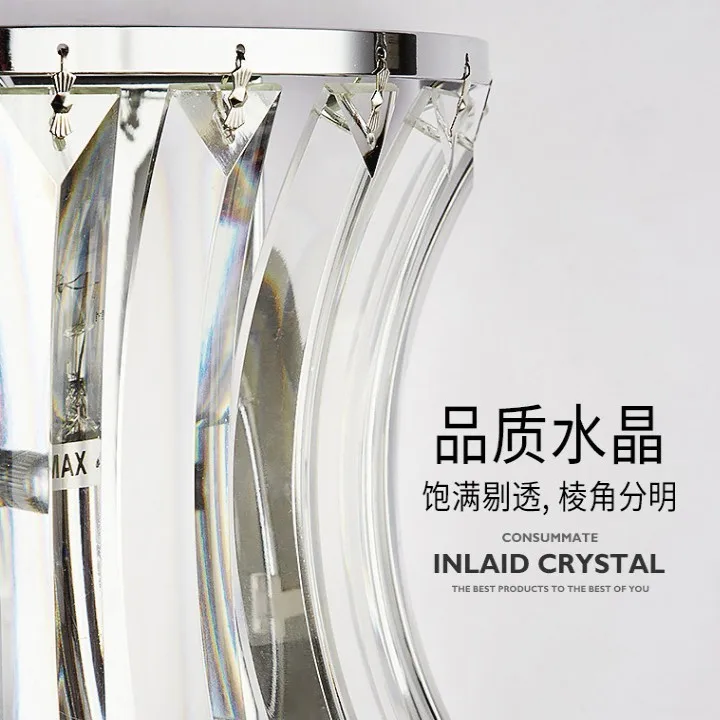 

led crystal wall lamp Wall lights luminaria home lighting living room modern WALL light lampshade for bathroom