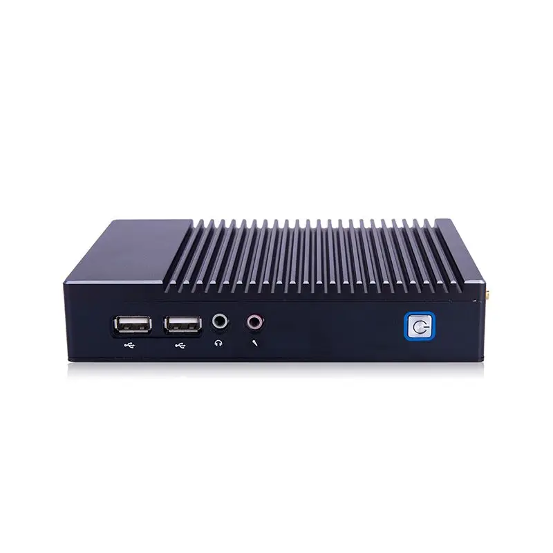 Безвентиляторный мини-ПК, сервер Dual RJ45 LAN Vesa Mount Host PC 12V мини-компьютер для бизнеса
