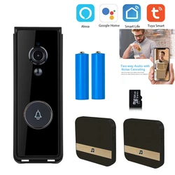 Tuya WiFi Doorbell HD 1080P Waterproof Outdoor Smart Video Intercom Doorbell Camera Home Security Two Way Audio PIR Night Vision