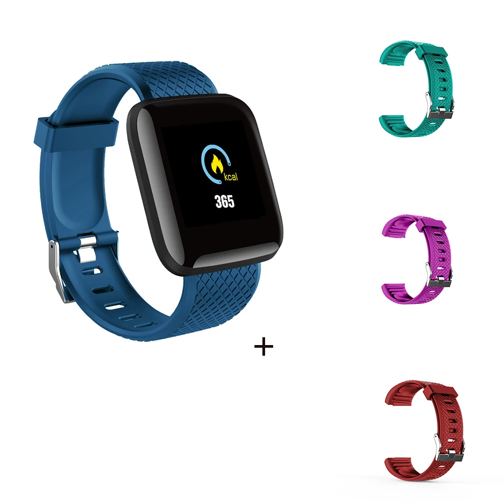 Новинка 1,3 дюйма OLED Farbe Bildschirm Bluetooth Wasserdichte Sport Smart Uhr браслет для занятий спортом для Android часы - Цвет: add 3 straps