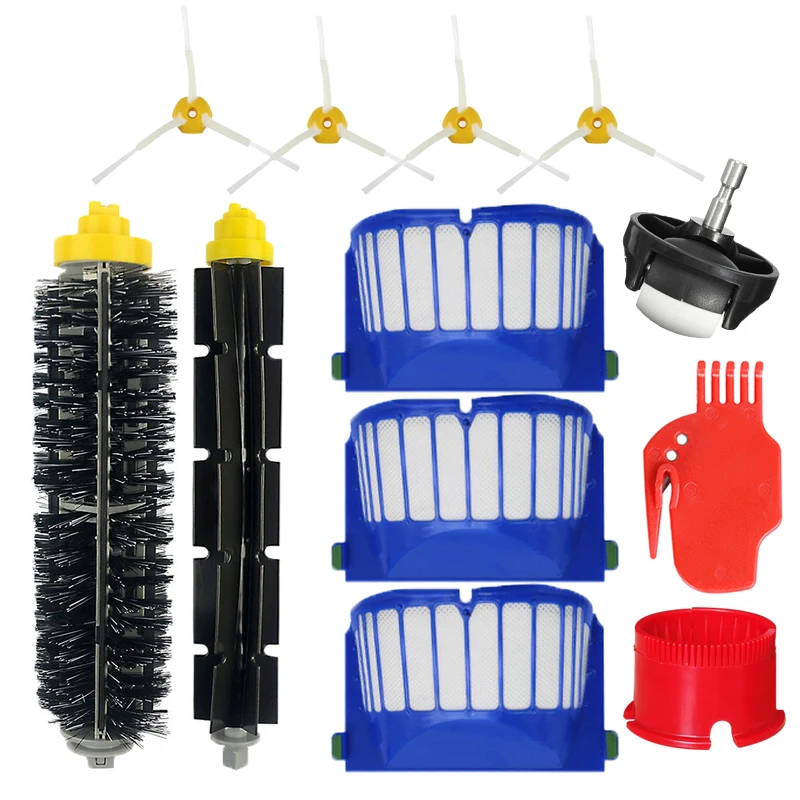 para Irobot Roomba Série 600 610 620 625 630 650 660 Aspirador de pó Principal Escova Filtro Roda Ferramenta Escova Peças Reposição Substituição