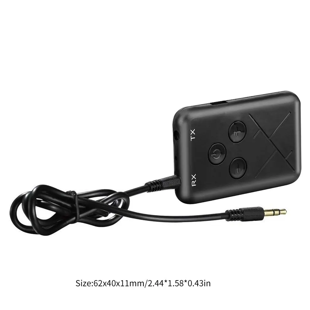 Приемники Bluetooth передатчик 3,5 мм jack Handsfree Авто RX-TX-10 беспроводной адаптер Музыка Аудио Автомобильный комплект для ПК, ноутбука, ТВ
