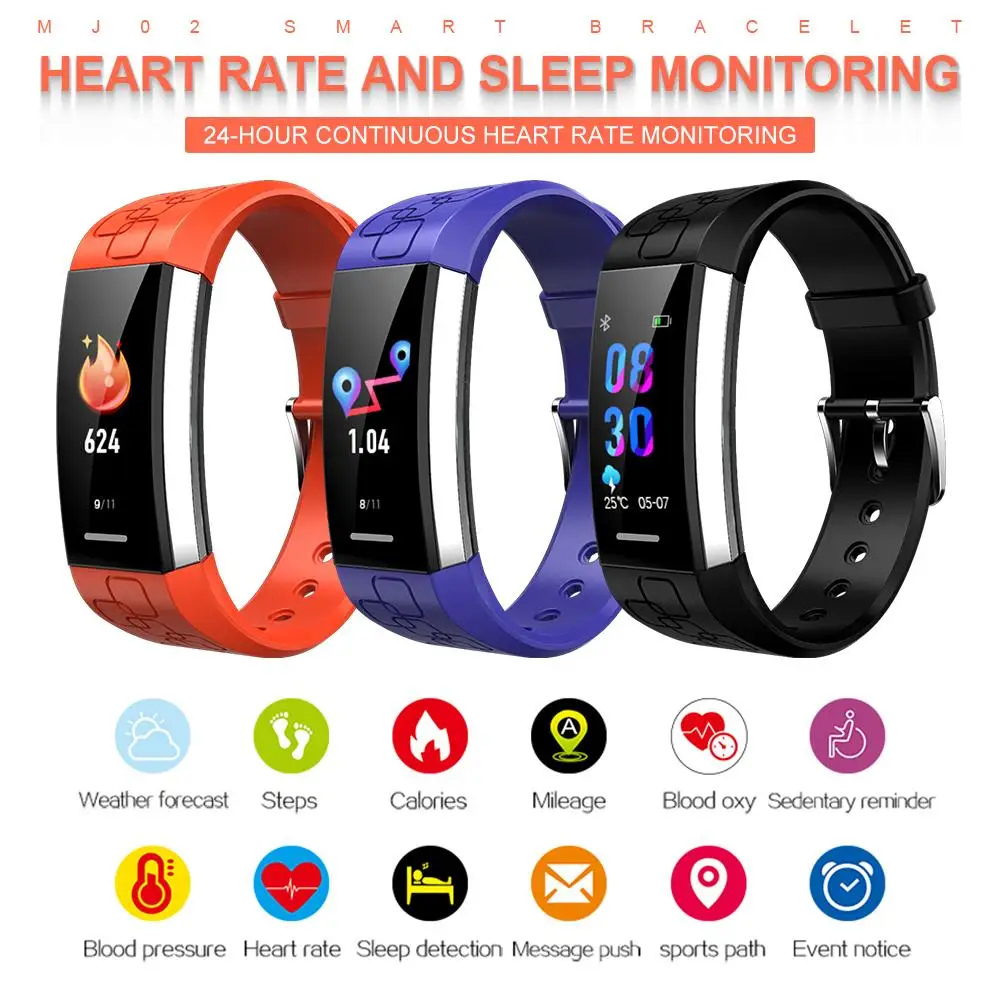Smart Bracelet Watch Waterproof Fitness Bracelet Heart Rate Electrocardiogram EKG ECG+PPG Sleep Health Smart Bracelet Watch Waterproof Fitness Bracelet Heart Rate Electrocardiogram EKG ECG+PPG Sleep Health