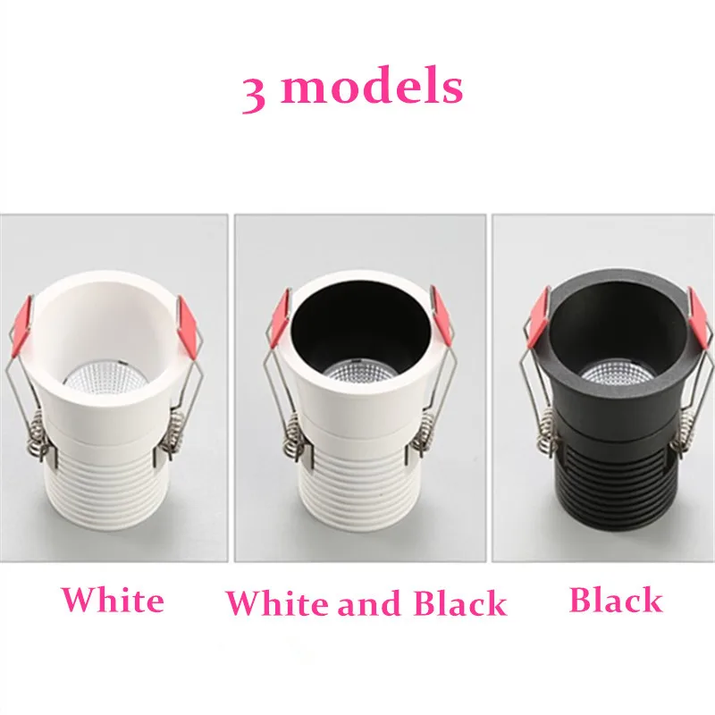 2026 새로운 스타일 디밍이 가능한 COB LED 다운라이트 7W 10W LED 천장 조명 스포트라이트 AC85265V 배경 램프 실내 조명