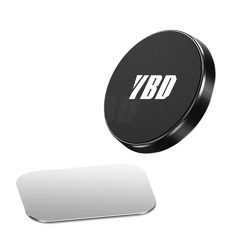 YBD универсальная Магнитная подставка для телефона samsung Xiaomi Автомобильный держатель для телефона приборная панель магнит для телефона iPhone huawei gps Держатель - Цвет: Black 2