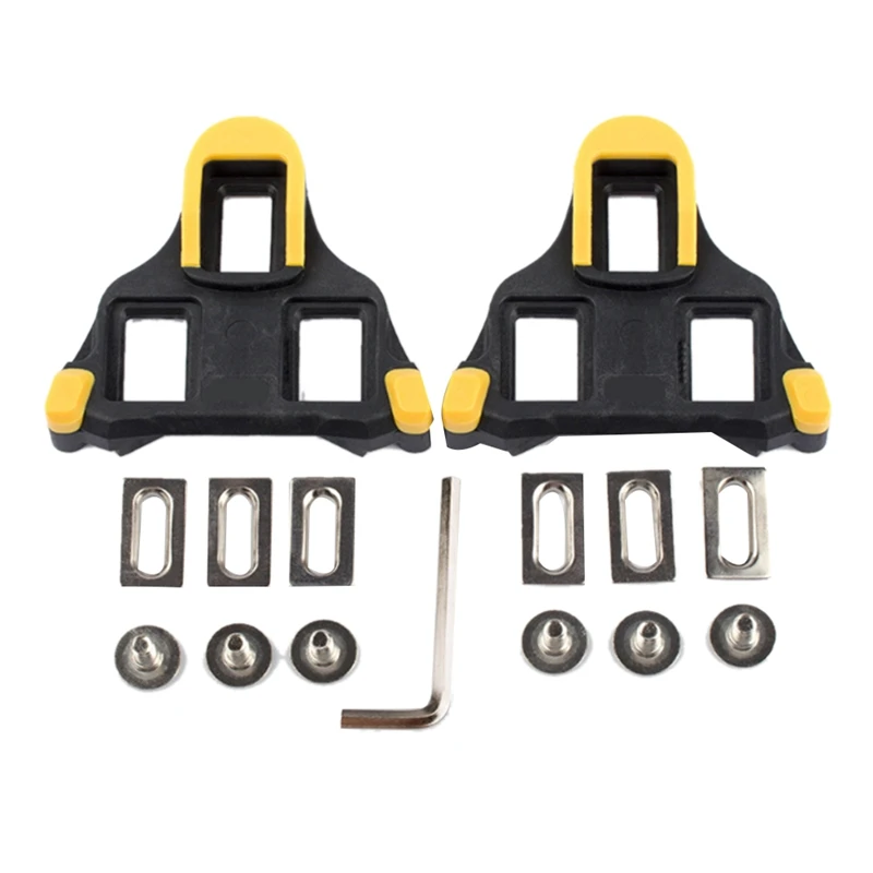 Road Bike Cleats 6 Degree Float Self-Locking Cycling Pedals Cleat for Shimano SPD-SL System Shoes | Спорт и развлечения