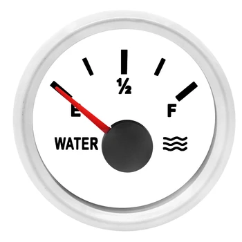 

NEW 0-190ohm 240-33ohm Pointer Car Water Level Gauge Meter Boat Water Tank Level Indicator Instrument With Red Backlight 9-32V