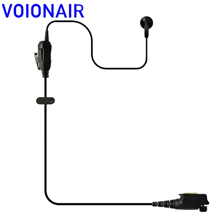 

VOIONAIR 10pcs/lot Ear Bud Earpiece Headset Earphone Speaker Mic PTT for Nokia Airbus EADS THR8 TH1N Radio