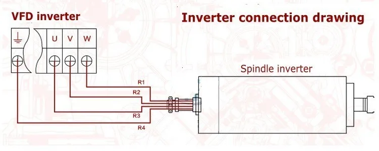Inverter connection drawing