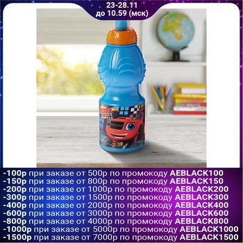 

Bottle 400 ml "Flash and Miracle Machines", curly