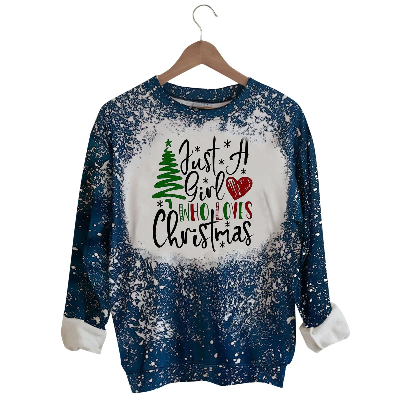 Women Hoodies Casual Christmas Santa Claus Printed Long Sleeve Sweatshirt Elegant Autumn Pullover Warm Shirts Top толстовка 1