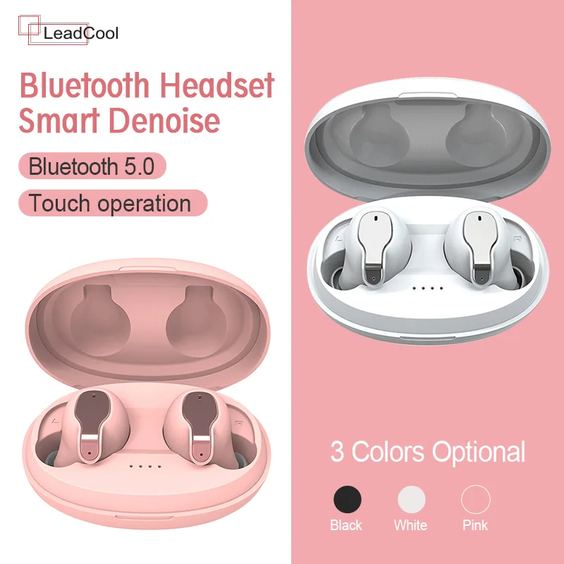 

Bluetooth TWS Earphone LED Power Display 9D Hifi Sound Wireless Earbuds Touch Control HD Call Sport Gaming Bluetooth Earphones