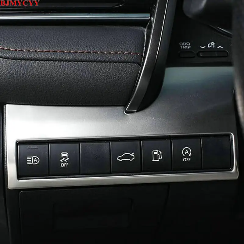 BJMYCYY Автомобильная Многофункциональная кнопка декоративная рамка для toyota camry xv70 автомобильный Стайлинг