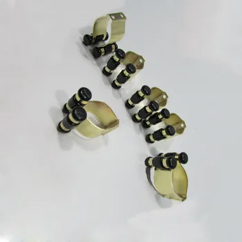 

Metal Billiard Cue Clamps Clip Adjustable Iron Gold Racks Replacement Spare