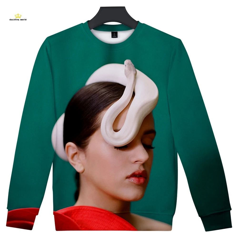 2019 ROSALIA толстовка с круглым вырезом и длинными рукавами уличная Harajuku капюшоном