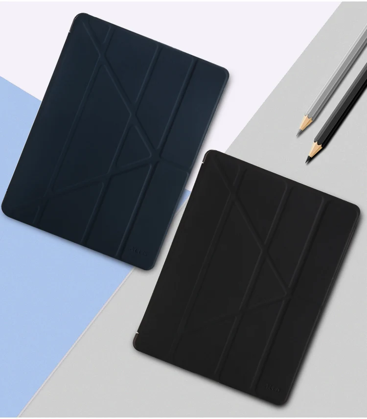 iPad Case For iPad Pro 9.7 inch Leather Silicone Multi-fold Smart Cover A1673 A1674 A1675