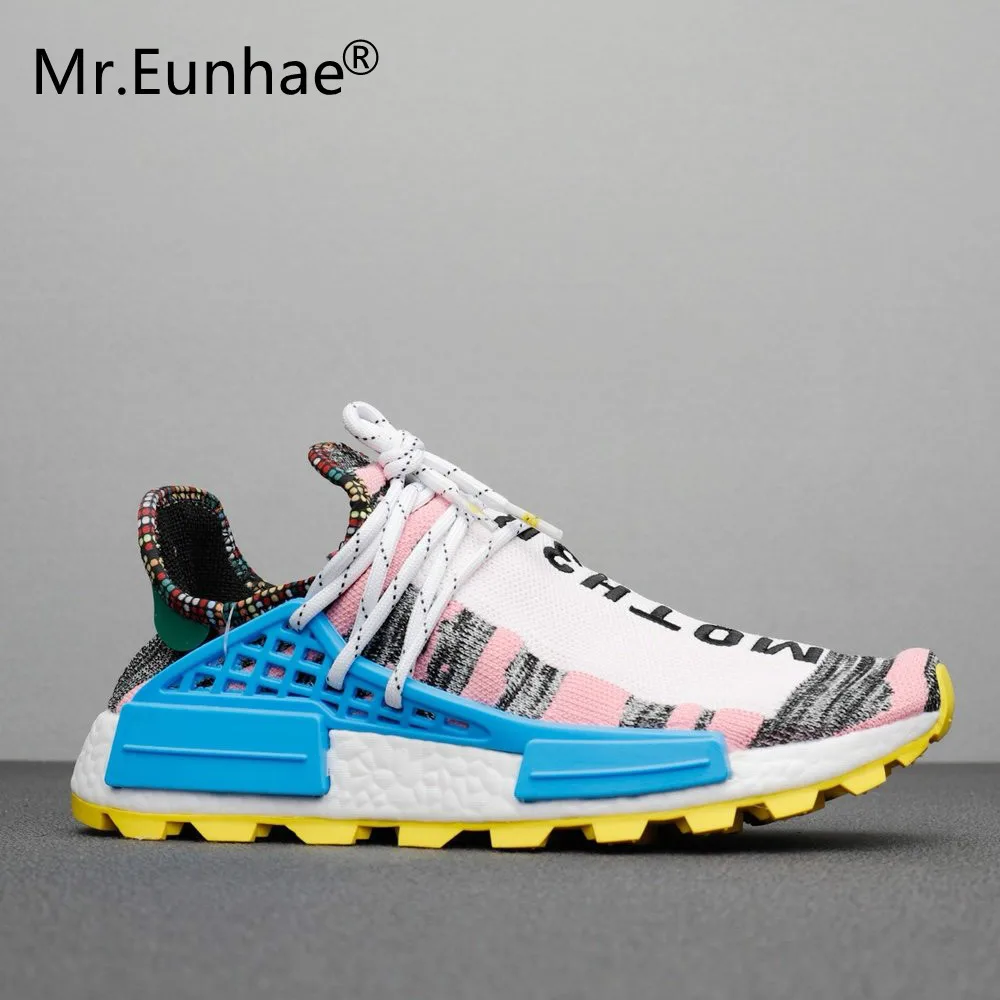 

Men Women Breathable Flyknit Shoes Man Outdoor Trainers Ultra Boosts Designer Sneakers Shock Absorption Human Running Shoes