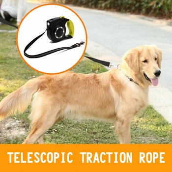 

Promotion! LED Lights Nylon Walking Pet Leash Retractable Dog Leash