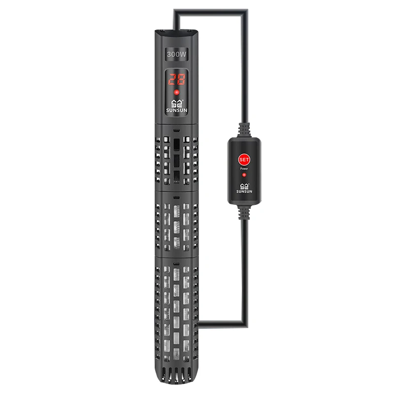 SUNSUN-Barra de calentamiento para pecera, vara de calefacción inteligente para acuario de peces, con pantalla digital LCD, ajustable y control de temperatura constante, calentador ideal para tanque de peces