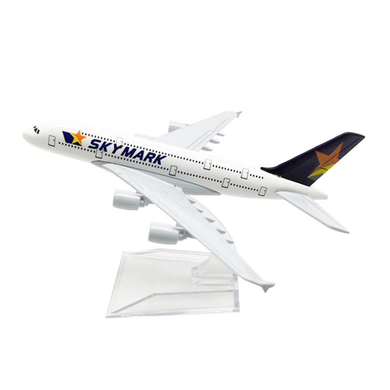 Самолеты A380 авиакомпании Skymark 16 см литой металлический сплав модель самолета