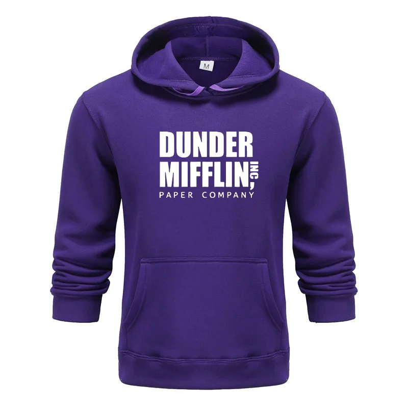 Dander Mifflin, худи, офисная толстовка, мужская, woemn, флисовая, с капюшоном, paper inc., унисекс, moletom feminino, Мужская толстовка, sudadera hombre - Цвет: Photo Color
