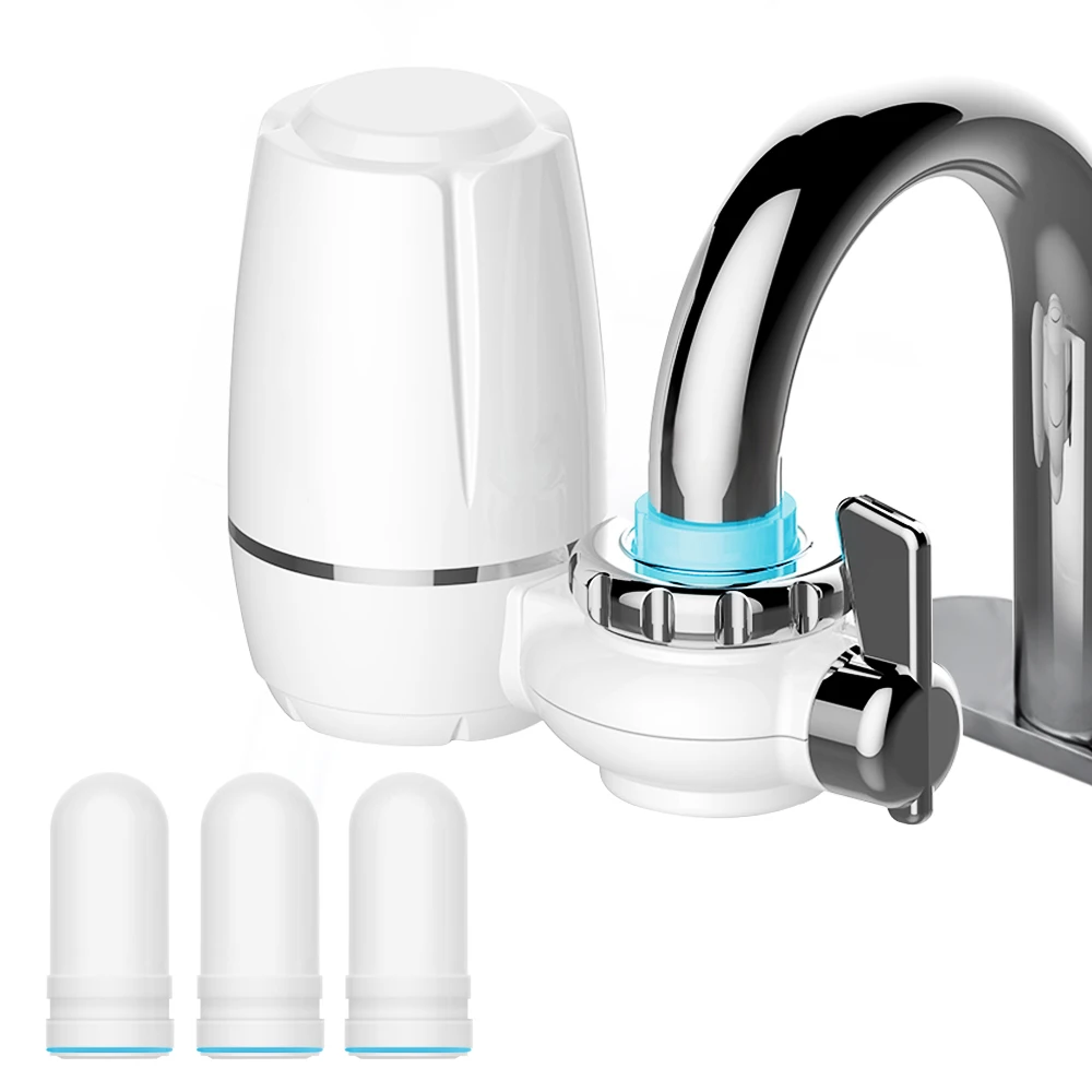 7 layers purification Ceramic filter Water tap purifier kitchen faucet Attach Filter cartridges Rust Bacteria Removal Percolator