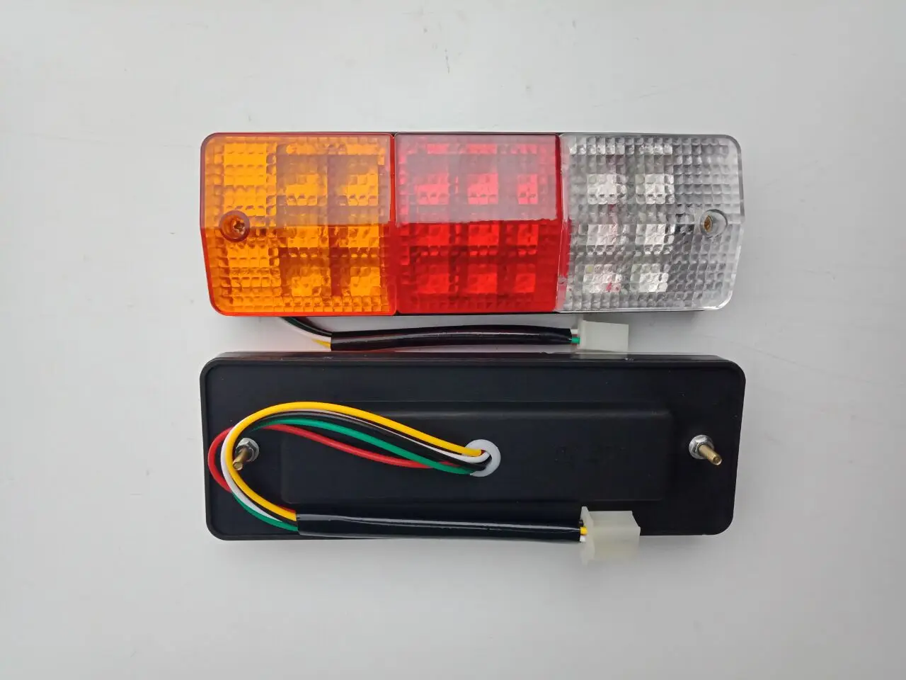 2PCS 12V48V60V Car LED Tail Light Kits 12V 24V Rear Turn Signal Lamp For RV Camper Trailer Truck Stop Light Boat Lighting images - 6