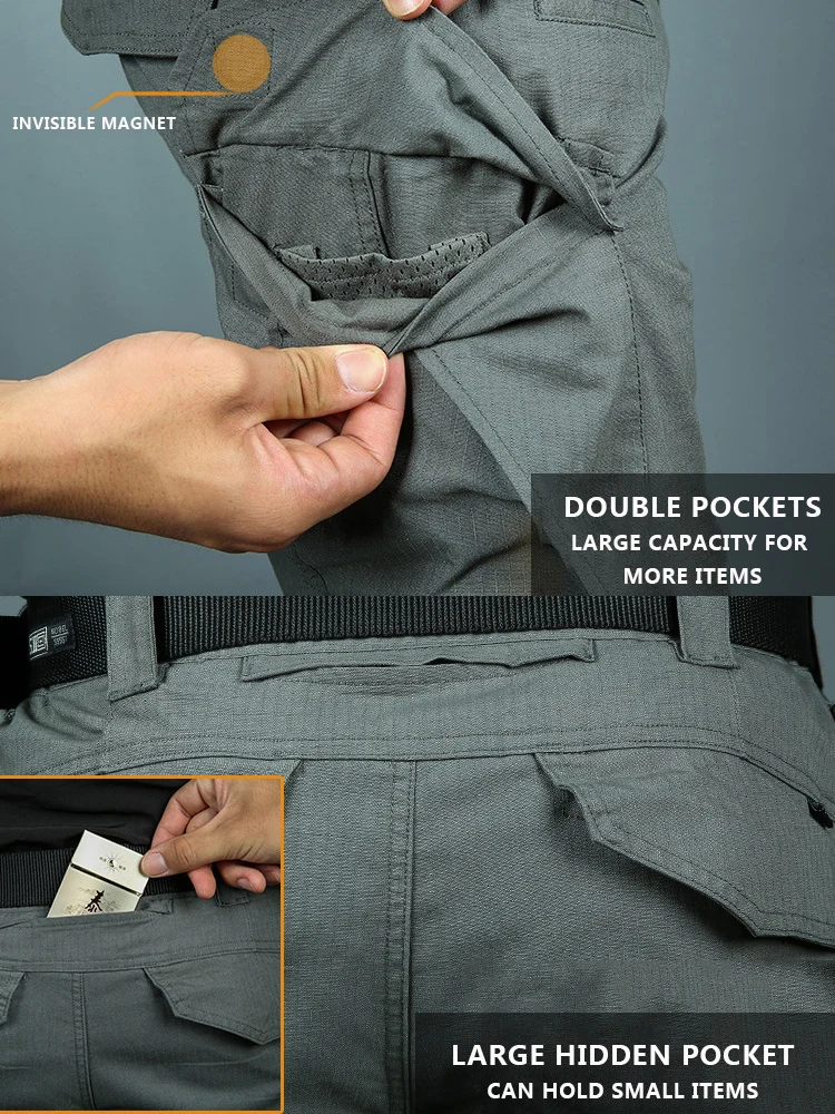 MEGE Tactical Pants Military Casual Cargo Pants Army Combat