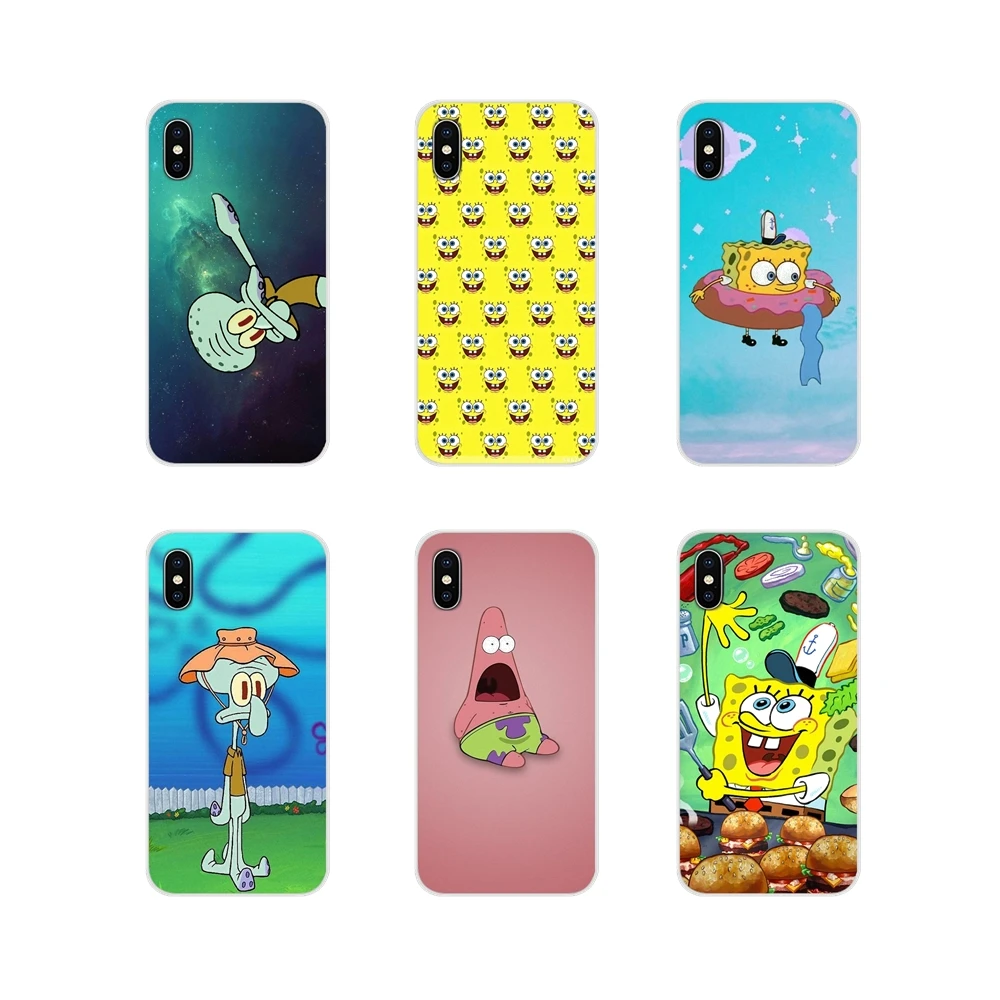 

Cute Patrick Squidward Spongebob Stars Cell Phone Covers For Samsung A10 A30 A40 A50 A60 A70 Galaxy S2 Note 2 3 Grand Core Prime