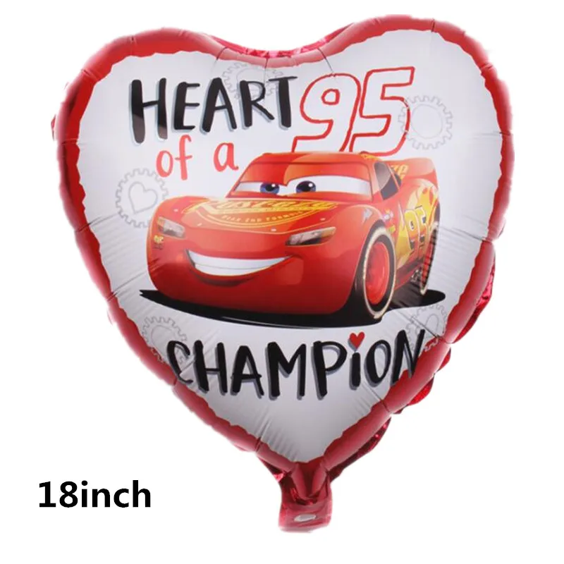 balloonB-1pcs Disney автомобили вечерние поставки детские украшения для детей мальчик набор disney автомобили день рождения тема воздушные шары Торт Топперы баннер чашки тарелки - Цвет: balloonB-1pcs