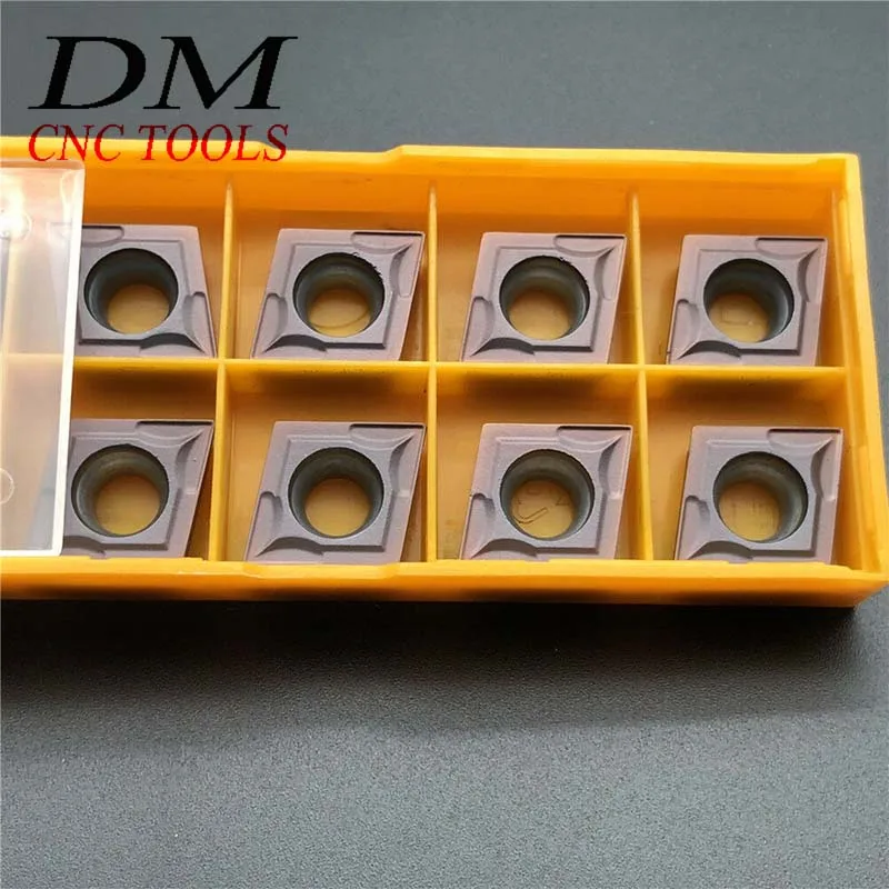 10 шт. CCMT120404 VP15TF CCMT431 твердосплавные вставки для токарного станка с ЧПУ поворотное внутреннее отверстие внешние инструменты Токарный станок с ЧПУ лезвие