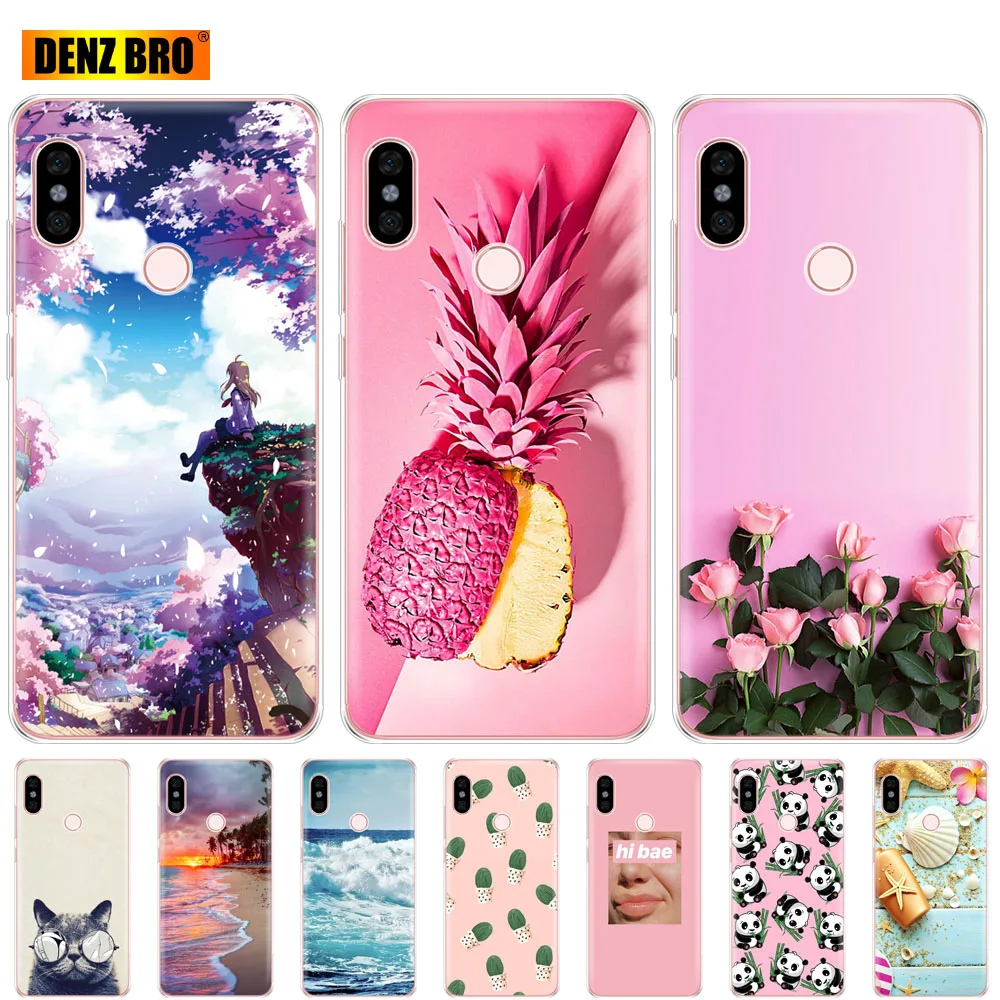 

For Xiaomi Redmi Note 6 Pro Case 6.26'' Silicon Soft TPU Back Phone Cover For Xiaomi Redmi Note 6 Pro Note6 Pro Coque bumper