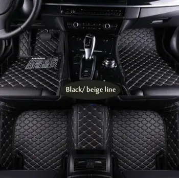 

MSUEFKD Floor mats Fit for 2017 2018 Alfa Romeo Giulia Stelvio luxury custom waterproof floor mats