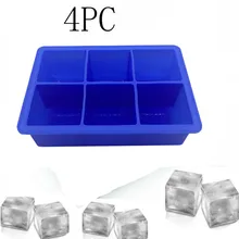 4 шт Вечерние специальные кубики льда творческие пищевые для кухни силиконовые поднос льда 10,08