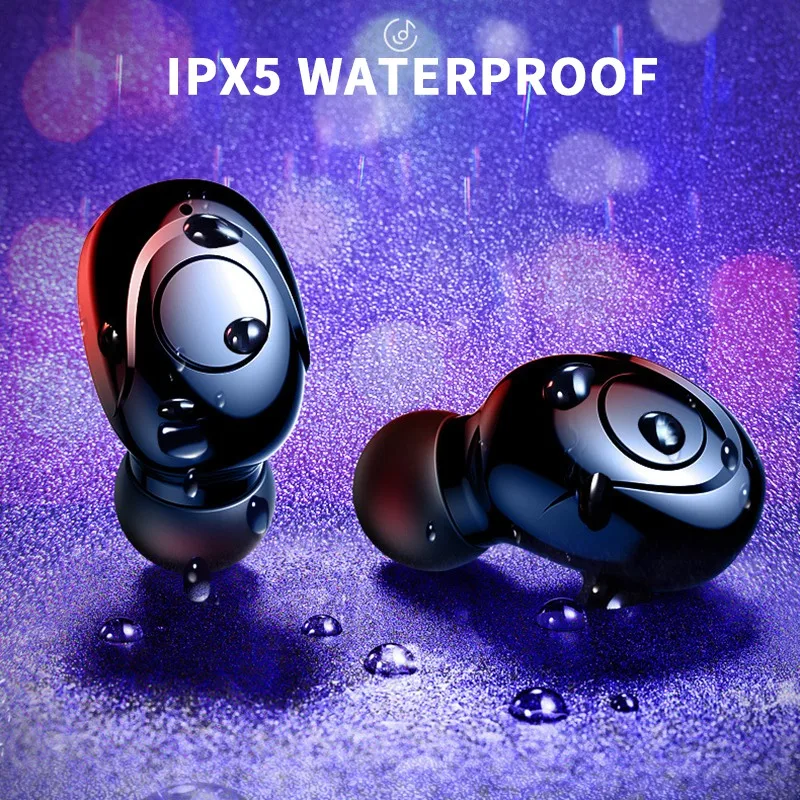 TWS Bluetooth Earphone with Microphone LED Display Wireless Bluetooth Headphones Earphones Noise Cancelling Headsets