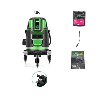 

5 lines laser level kit laser line 360 degree cross level self-aligned super bright infrared laser levels