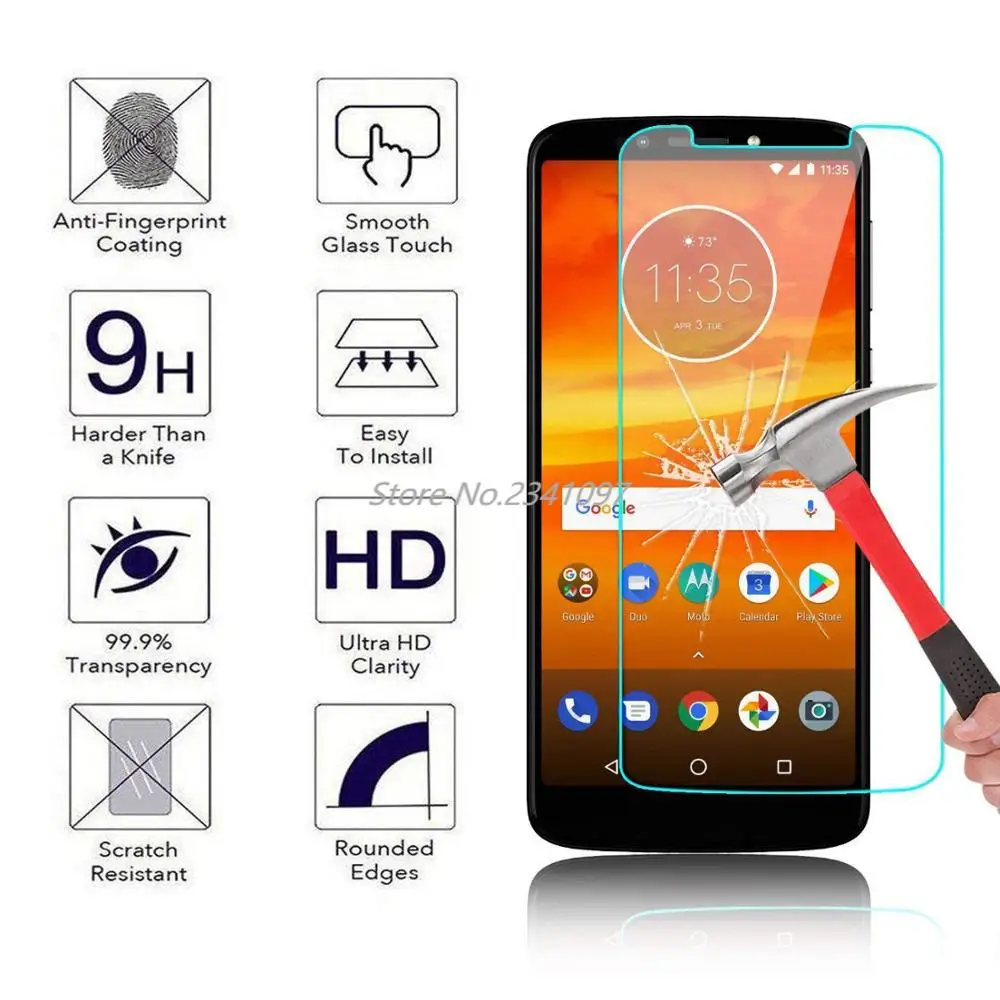 Чехол из закаленного стекла 9H для Motorola G6 G8 G7 PLUS P40 One Mato P50 Защита экрана Moto Power E6 PLAY