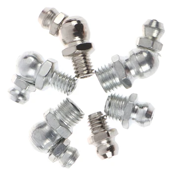 

10pcs/lot M6 M8 Male Thread Steel Straight 45 Degree 90 Degree Grease Nipples Fittings for Grease Gun Nozzles