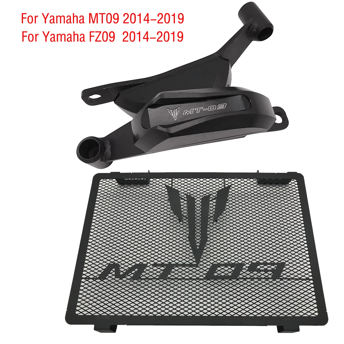 

Engine Case Slider Crash Radiator Guard Cover Protector For YAMAHA FZ-09 MT-09 FZ 09 MT09 MT 09 2014-2019 Motorcycle Guard Cover