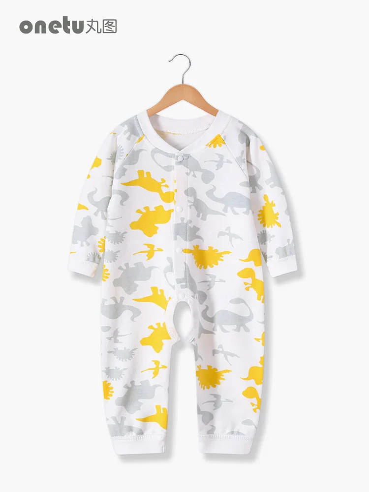 

Baby Jumpsuits Spring And Autumn Pure Cotton Romper Autumn Clothing Autumn Infant Men And Women Cotton 100% Single Breasted 6 Lo