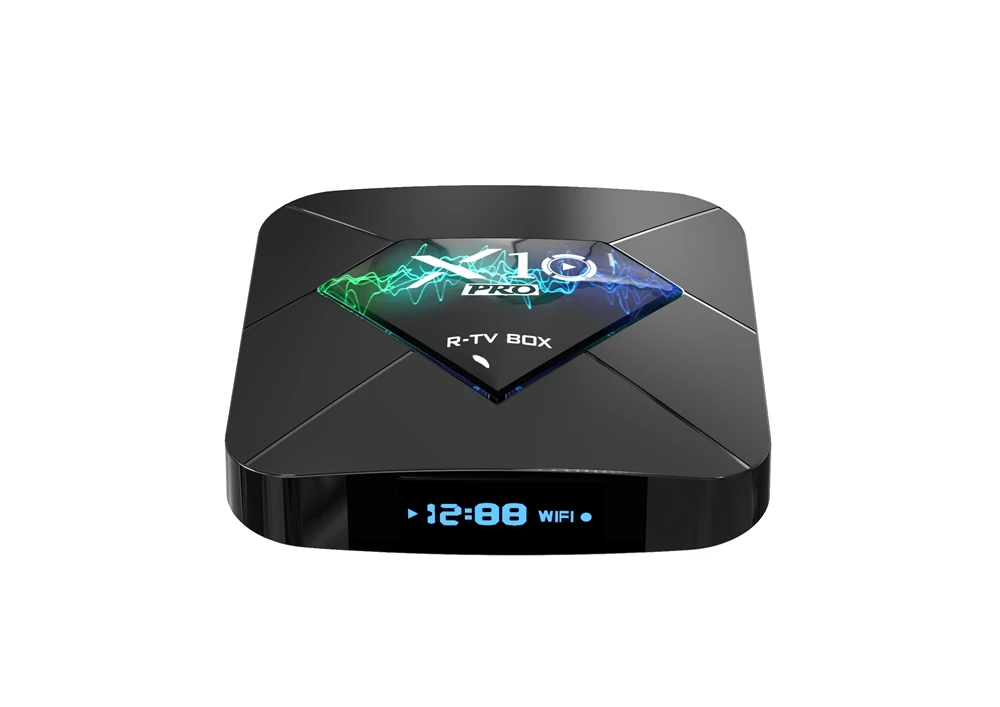 X10 Pro Smart TV Box Media Player Android 8.1 Amlogic S905 X2 4GB DDR4 64GB Max 2.4G/5G Dual WiFi USB3.0 BT4.0 4K H.265