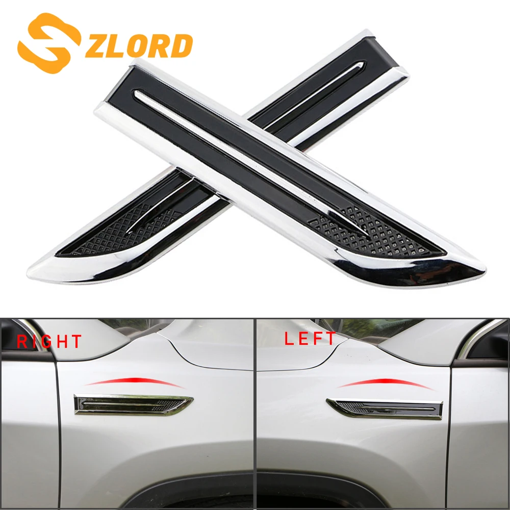 Zlord ABS хромированные боковые модифицированные Декоративные наклейки для