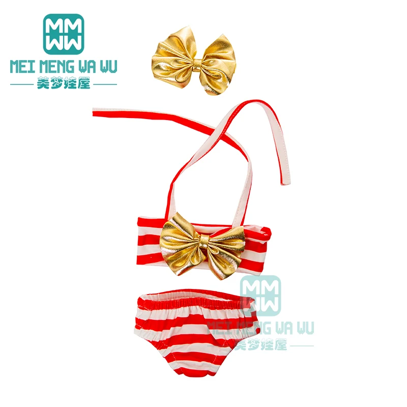 M---444--E Модная Одежда для кукол 43 см, игрушки для новорожденных, аксессуары для кукол и американская кукла, костюм единорога, купальник, детская обувь для куклы - Цвет: M---444--E