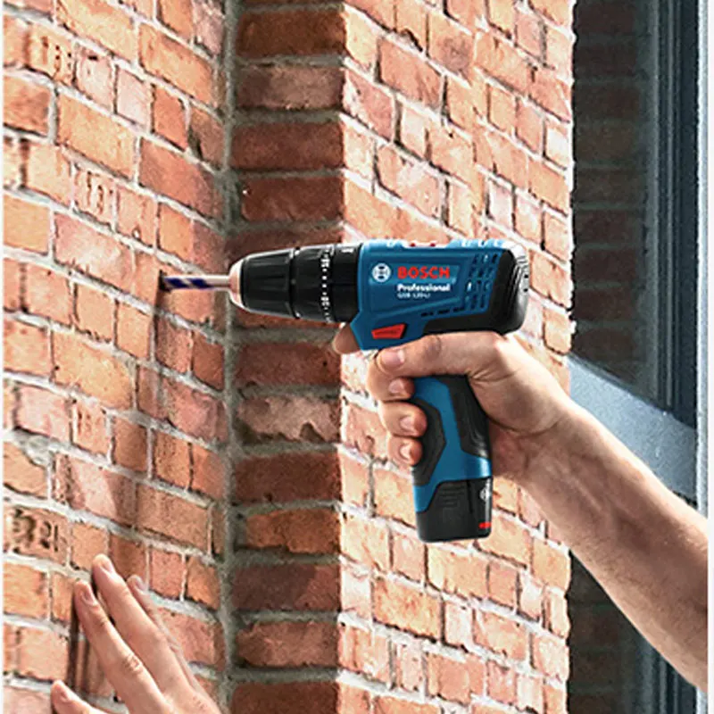 Bosch GSB120LI (одна батарея) Электрическая дрель с фонариком Ударная домашняя