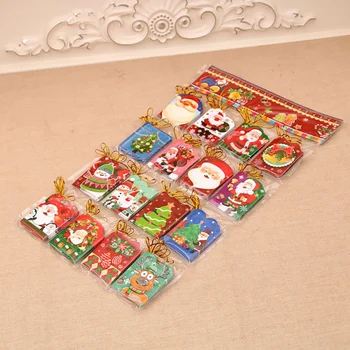 

Christmas Small Greeting Card Christmas Tree Wishing Card Small Hanging Card Small Card Christmas Decoration Blessing Wish Cards