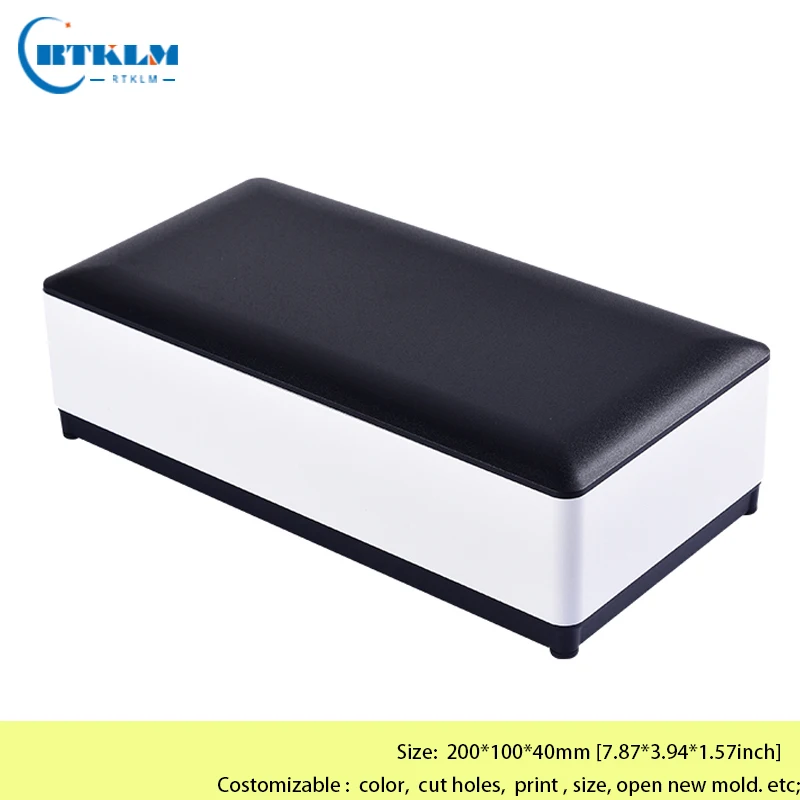 Aluminium project box diy metall case aluminium enclosure junction box amplifier housing for electronics 200*100*40mm